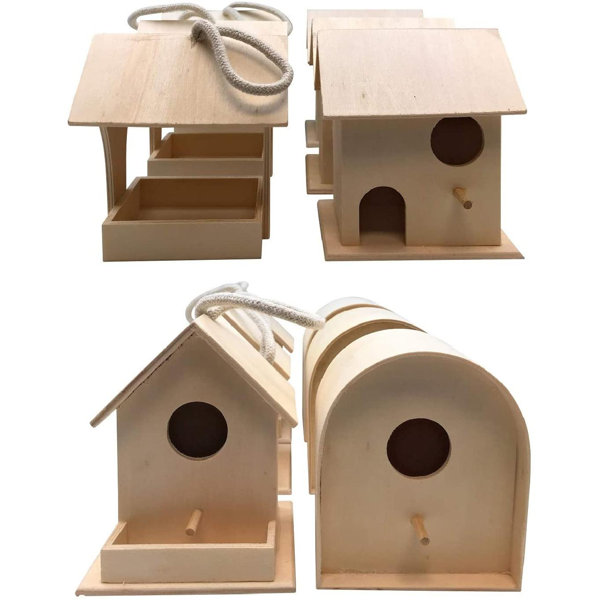 Gracie Oaks Design Your Own Wooden Birdhouses 12 Bird House Bulk